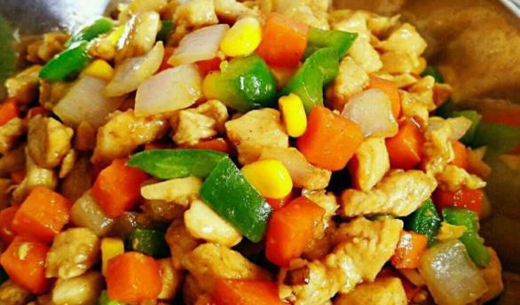 「宝宝食品」五彩鸡丁