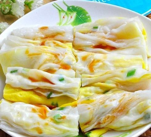 家庭自制广东蛋肠粉