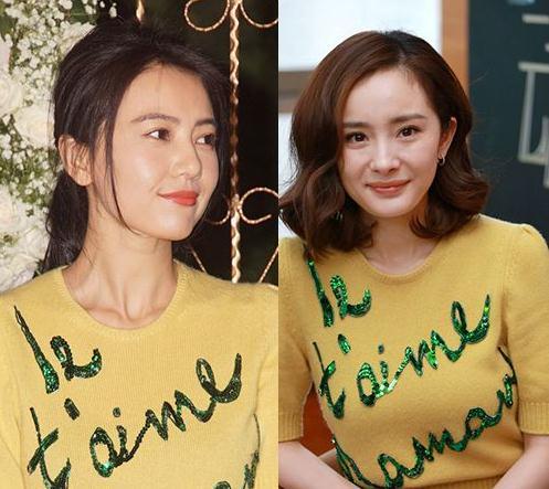 杨幂和高圆圆同是性感红唇,两位时尚达人美到不敢看