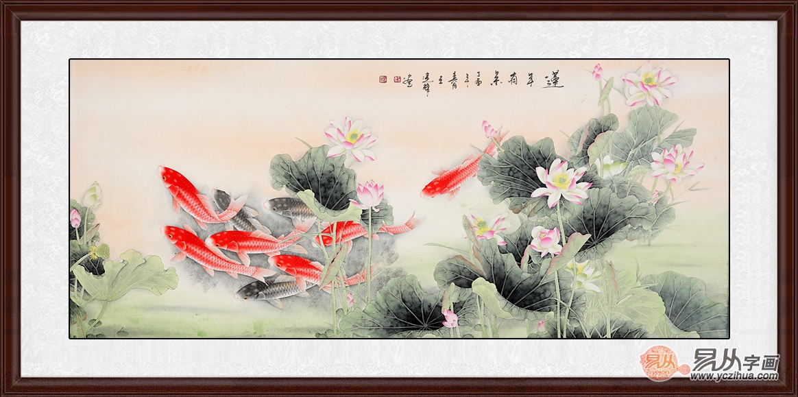 客厅装饰画如何选这么美的花鸟画你忍心错过吗