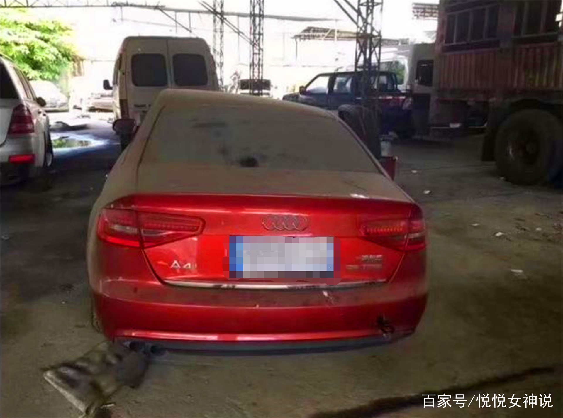 农民工发现一辆奥迪a4l"僵尸车",车主:别来烦我,8千送你了