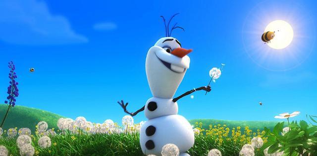 冰雪奇缘"雪宝"的迪士尼公主变装秀