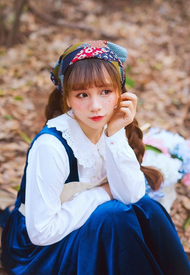绿野仙踪清纯娇嫩可爱呆萌斑点女孩清新户外阳光唯美写真集