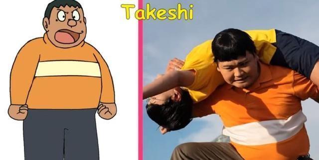 哆啦a梦真人版:静香不愧是童年女神!小夫堪称毁容!