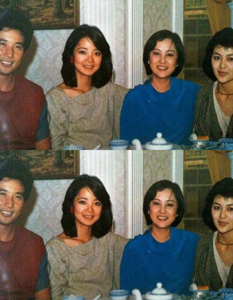 邓丽君很珍贵的一组合照很少人亲眼见过网友十亿掌声送给你