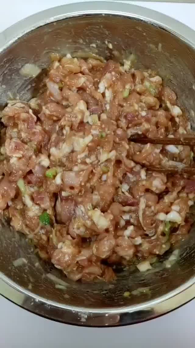 厨师教你调肉馅鲜香滑嫩超级好吃在家也能做出饭店的味道
