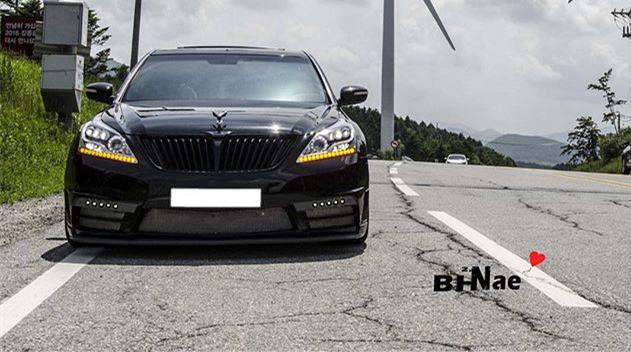 100万的韩系车很少人玩,这台雅科仕却将vip风格改得这么帅!