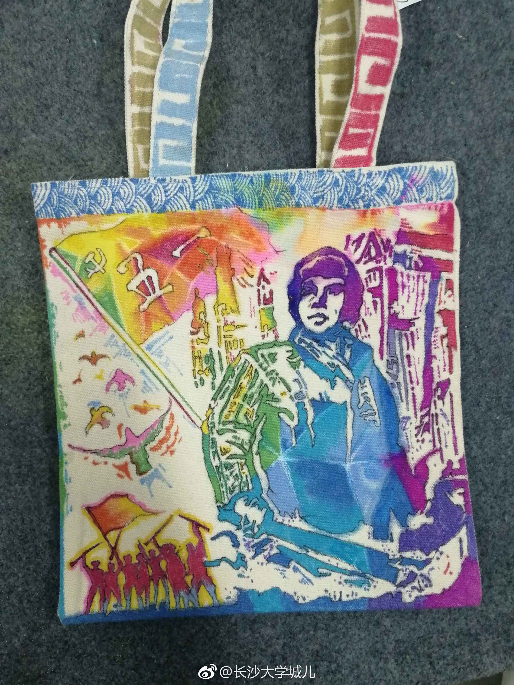 劳动最光荣长沙高校学子手绘最美劳动画致敬劳动节