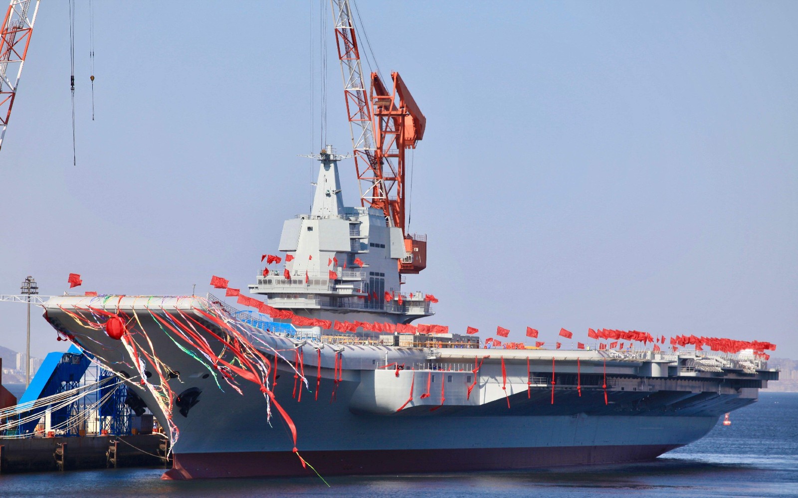 国产001a型航空母舰海试|航母|a型|辽宁舰_新浪新闻