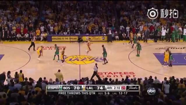 2010年NBA总决赛G7最后2分钟原声剪辑令人