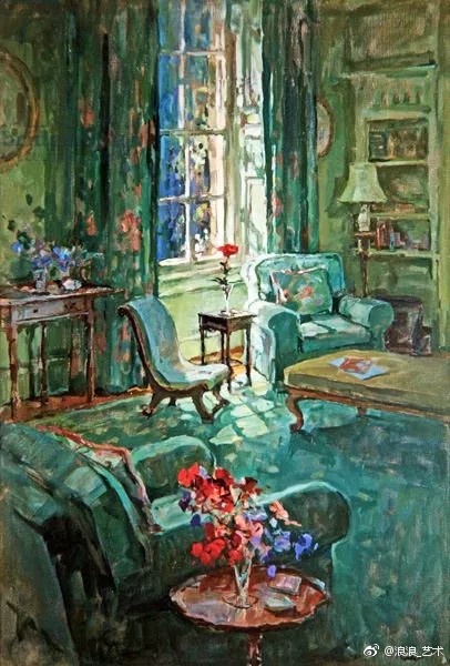 油画家多以室内场景为主题