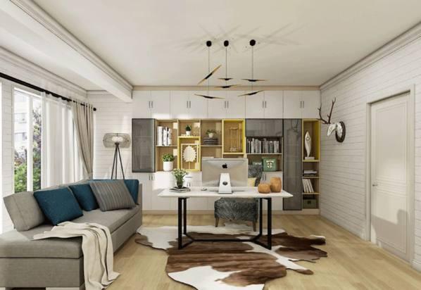 小户型客厅书房这样设计,美观又实用,后悔没早点知道