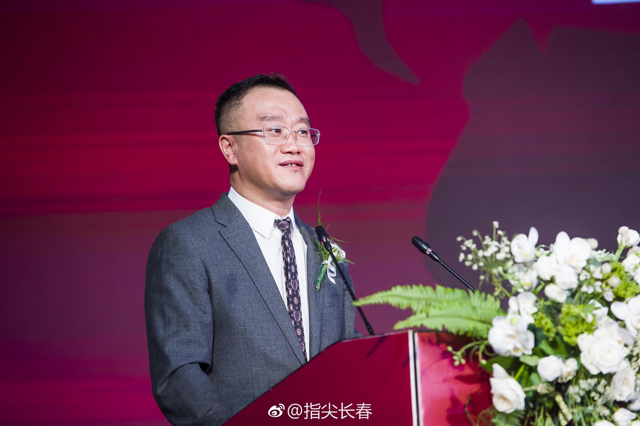 发布会现场,富得林集团董事长董磊先生,万豪国际集团中国区副总裁谢涛