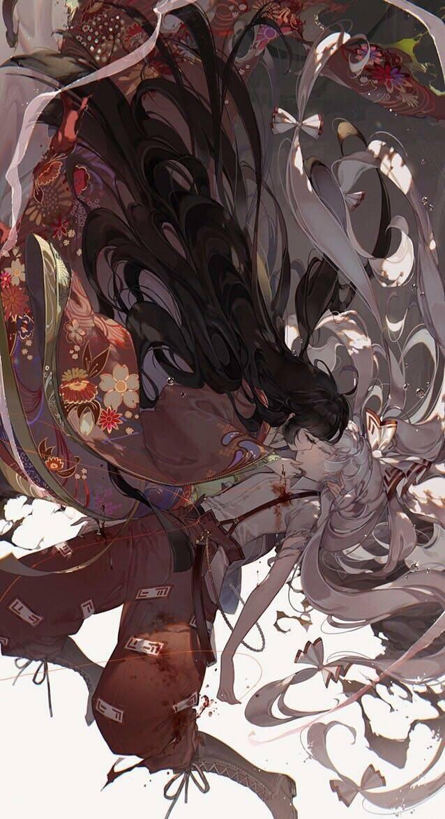 日本画师河cy最新插画作品精致细腻