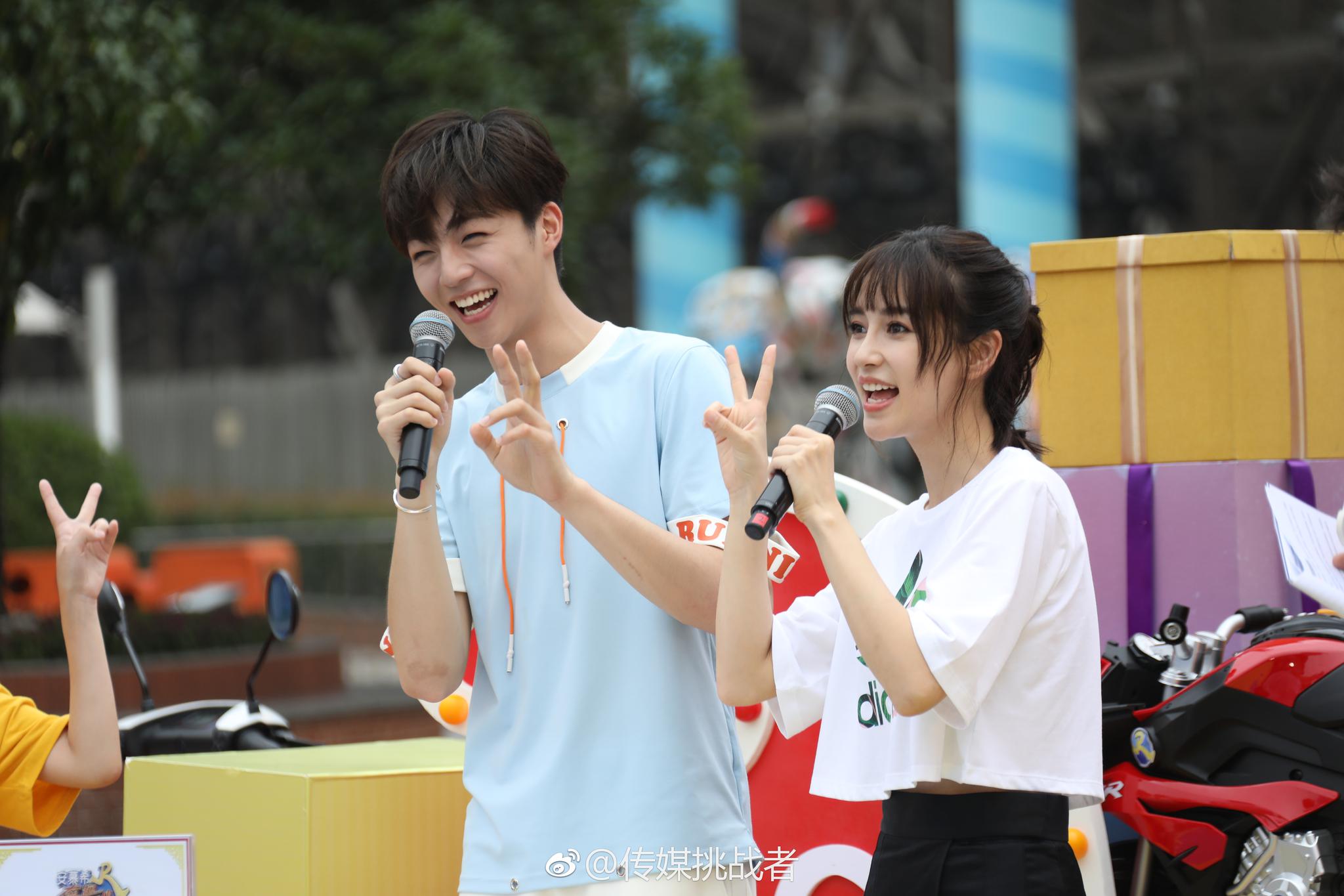 angelababy,陈立农跑男嘉年华活动现场939393|嘉