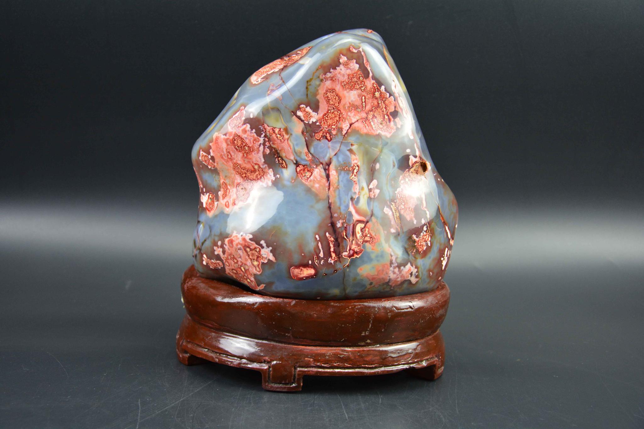 神独古质天下稀 奇石玛瑙天下难寻