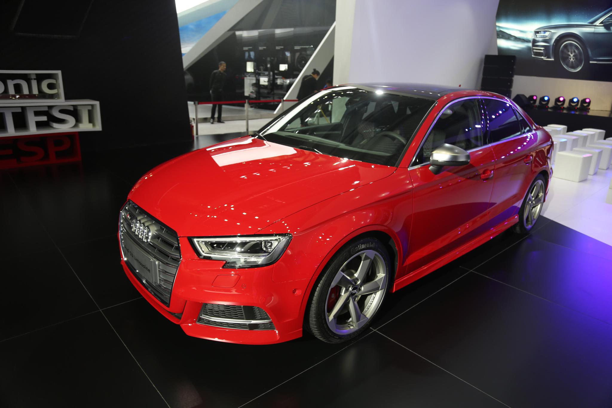 奥迪audi s3 limousine,40万级别动感跑车,车展实拍!