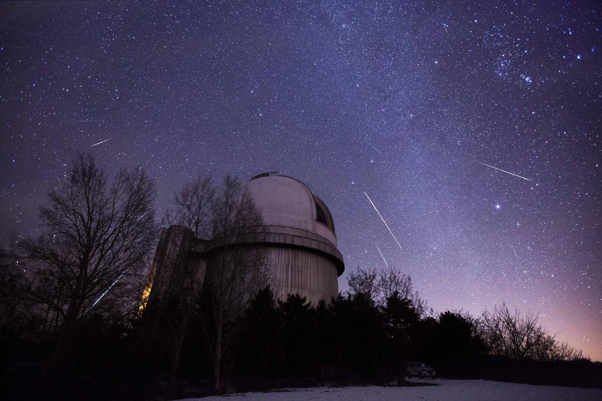 好多人问我拍星星苦吗?一个人黑天怕不怕