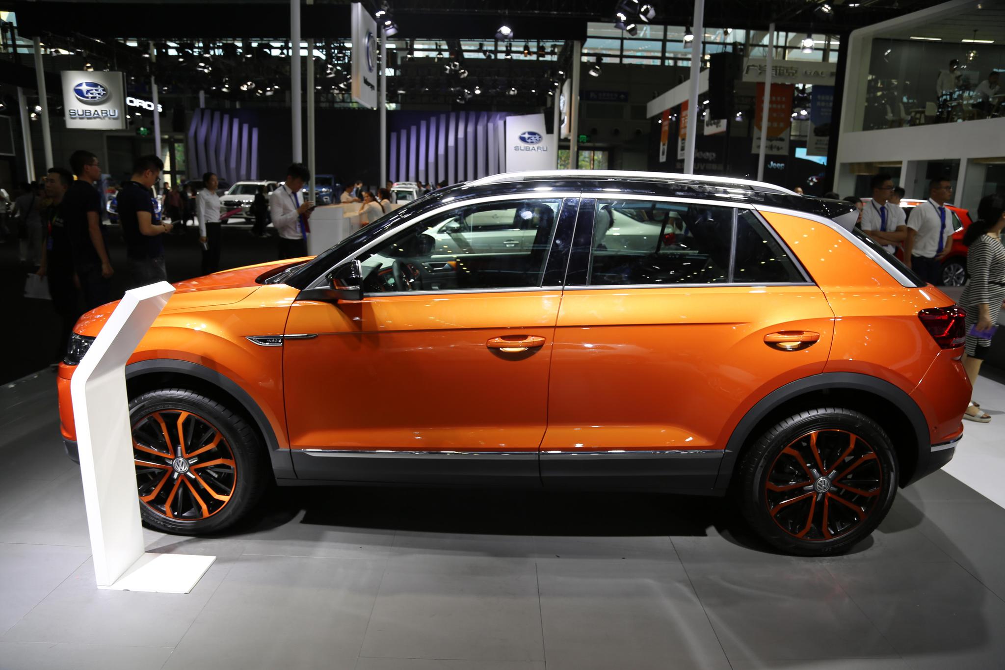 一汽大众首款suv探歌t-roc,将亮相昆明国际车展!