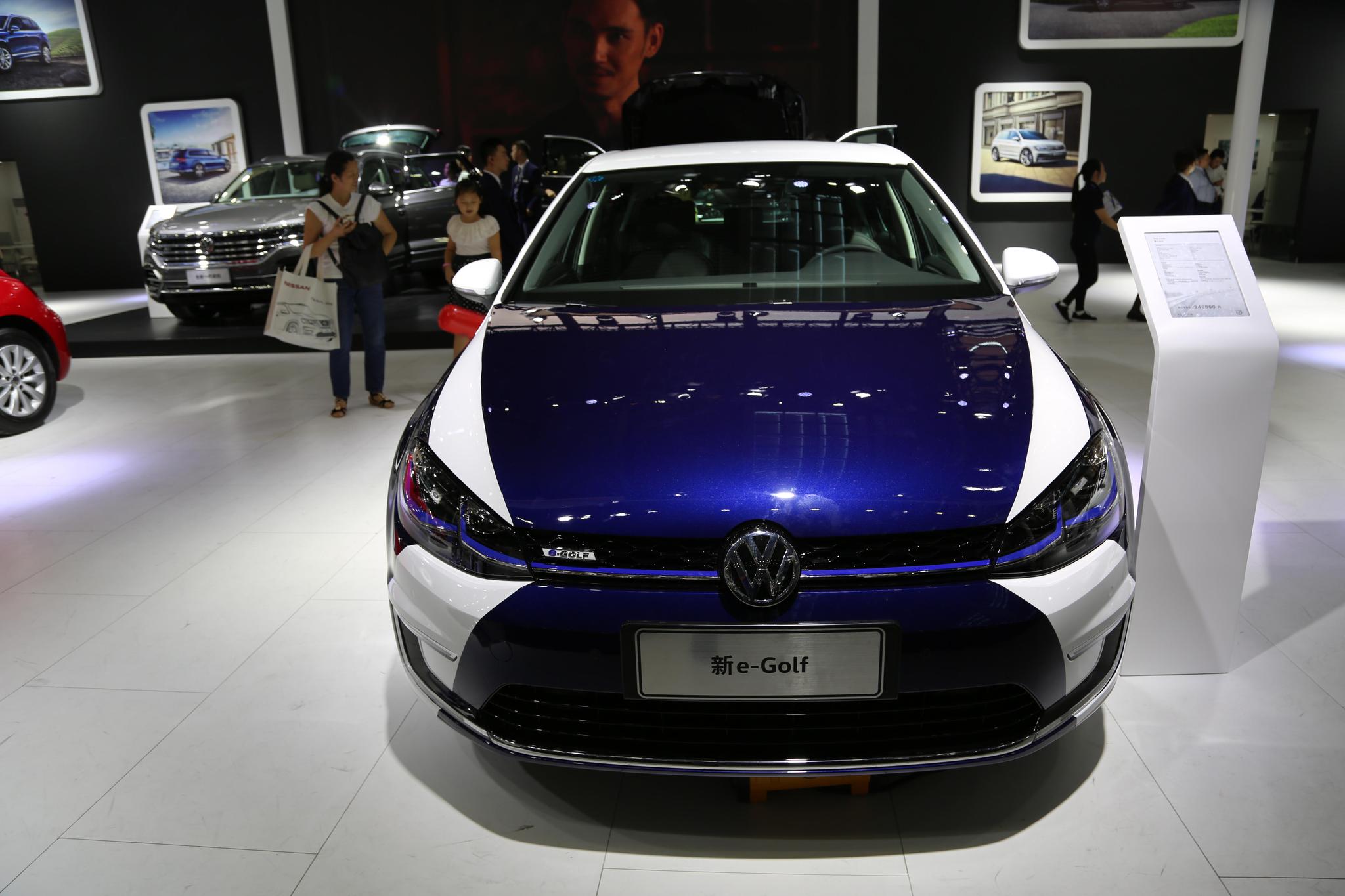 大众进口汽车new e-golf,将亮相2018广州国际车展!