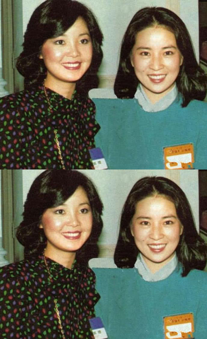 邓丽君很珍贵的一组合照很少人亲眼见过网友十亿掌声送给你