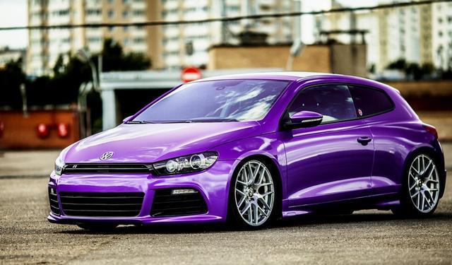 加装空气悬挂, 亮紫色涂装, 这是一辆你无法驾驭的大众尚酷