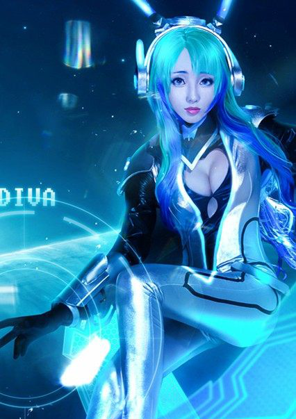 王者荣耀貂蝉逐梦之音皮肤cos现实见到还是满撼的