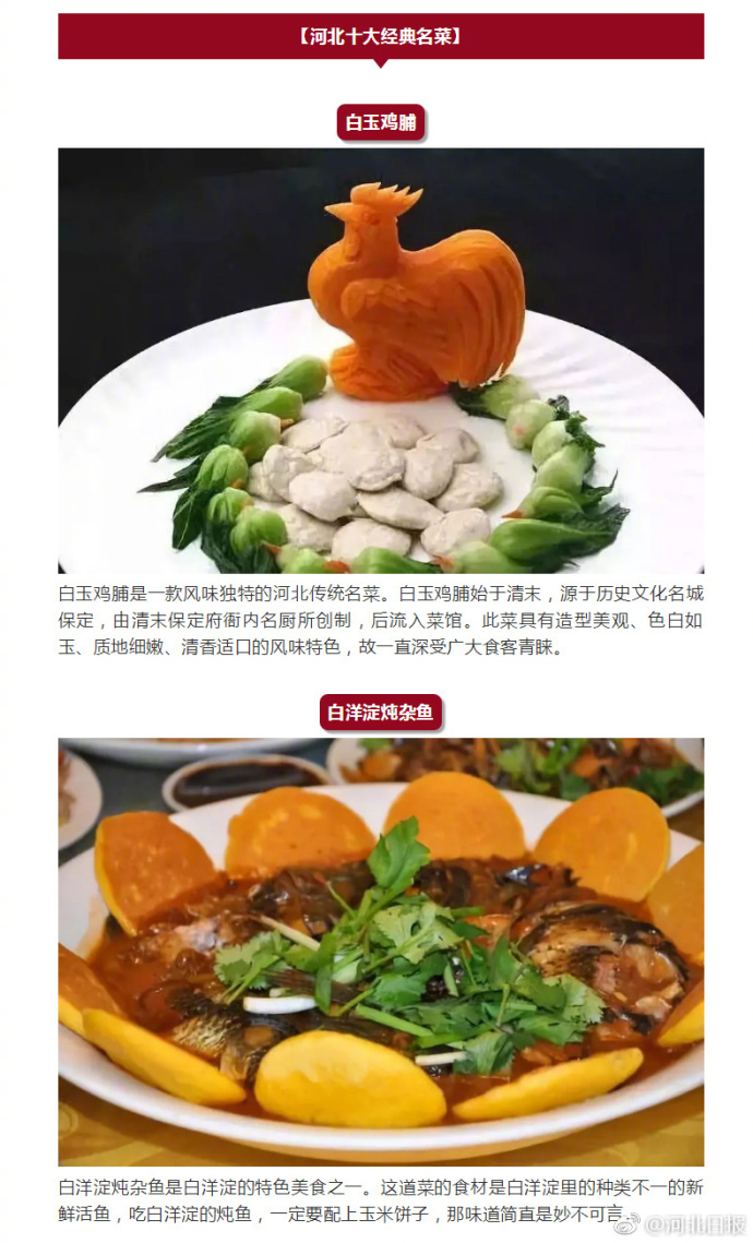 首次发布!河北十大经典名菜来了,你吃过几个|名菜|狮子鱼|经典|全鱼|省籍_新浪新闻
