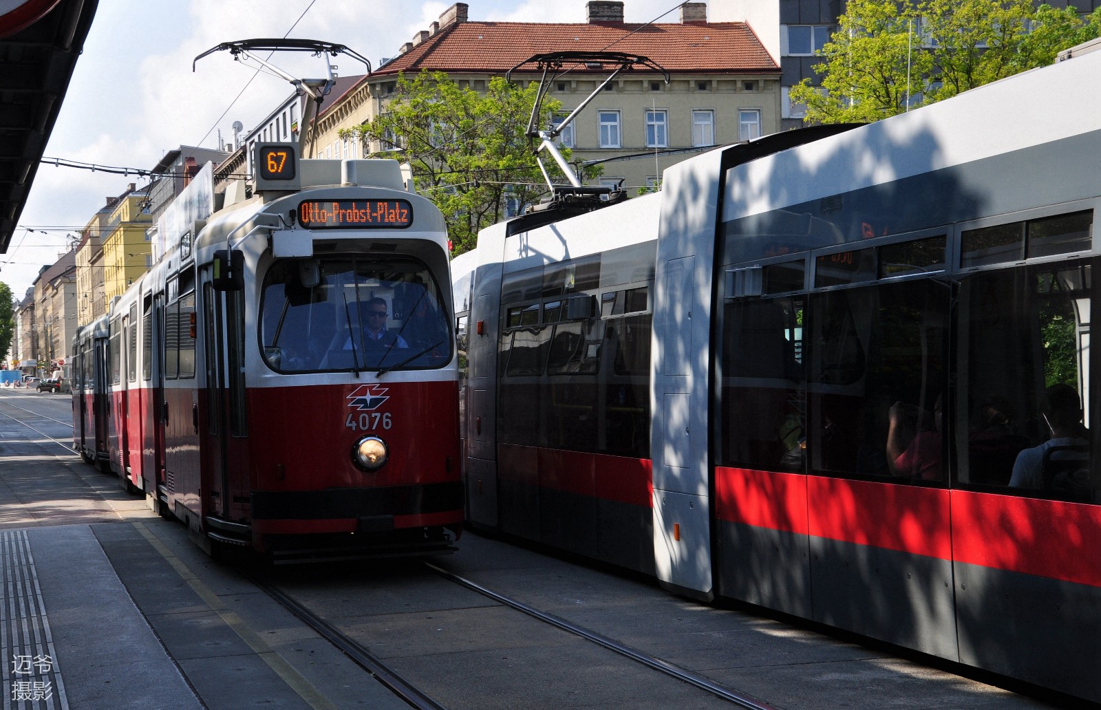 迈爷镜头下的维也纳有轨电车【原创摄影】