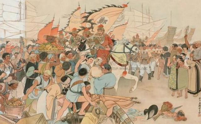 郑成功屡次劝说郑芝龙不要降清劝说无果后表示定会为父报仇