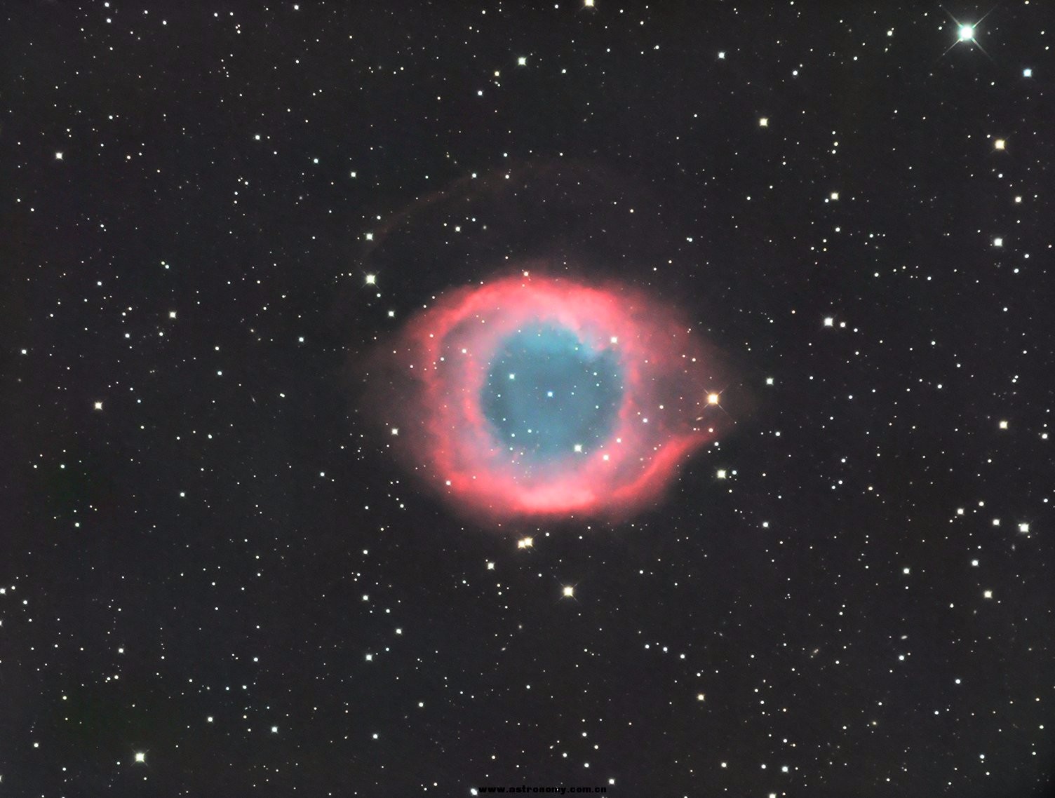 zwo-why大师拍摄ngc7293上帝之眼-天荒坪 by asi160