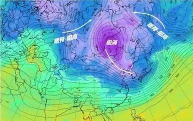 极地涡旋在不断的移动,天文学家称这可能北极融化带来的影响