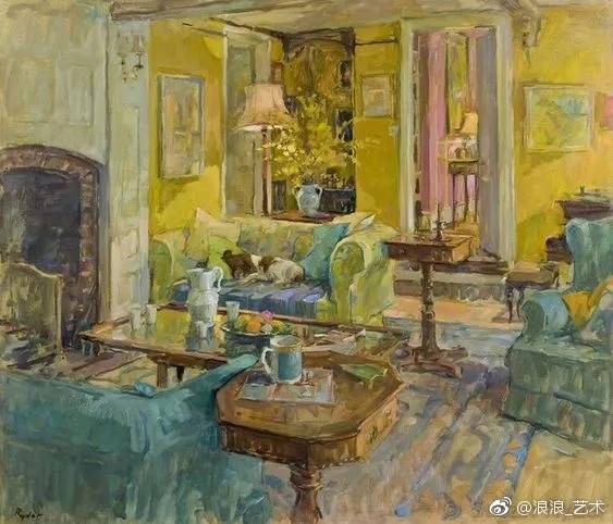 油画家,多以室内场景为主题|油画家|厚重感|场景|主题|作品_新浪新闻
