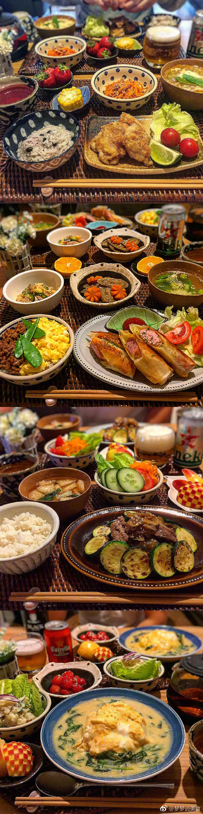 喜欢这样丰盛的美食,就是吃不完看着也心情大好