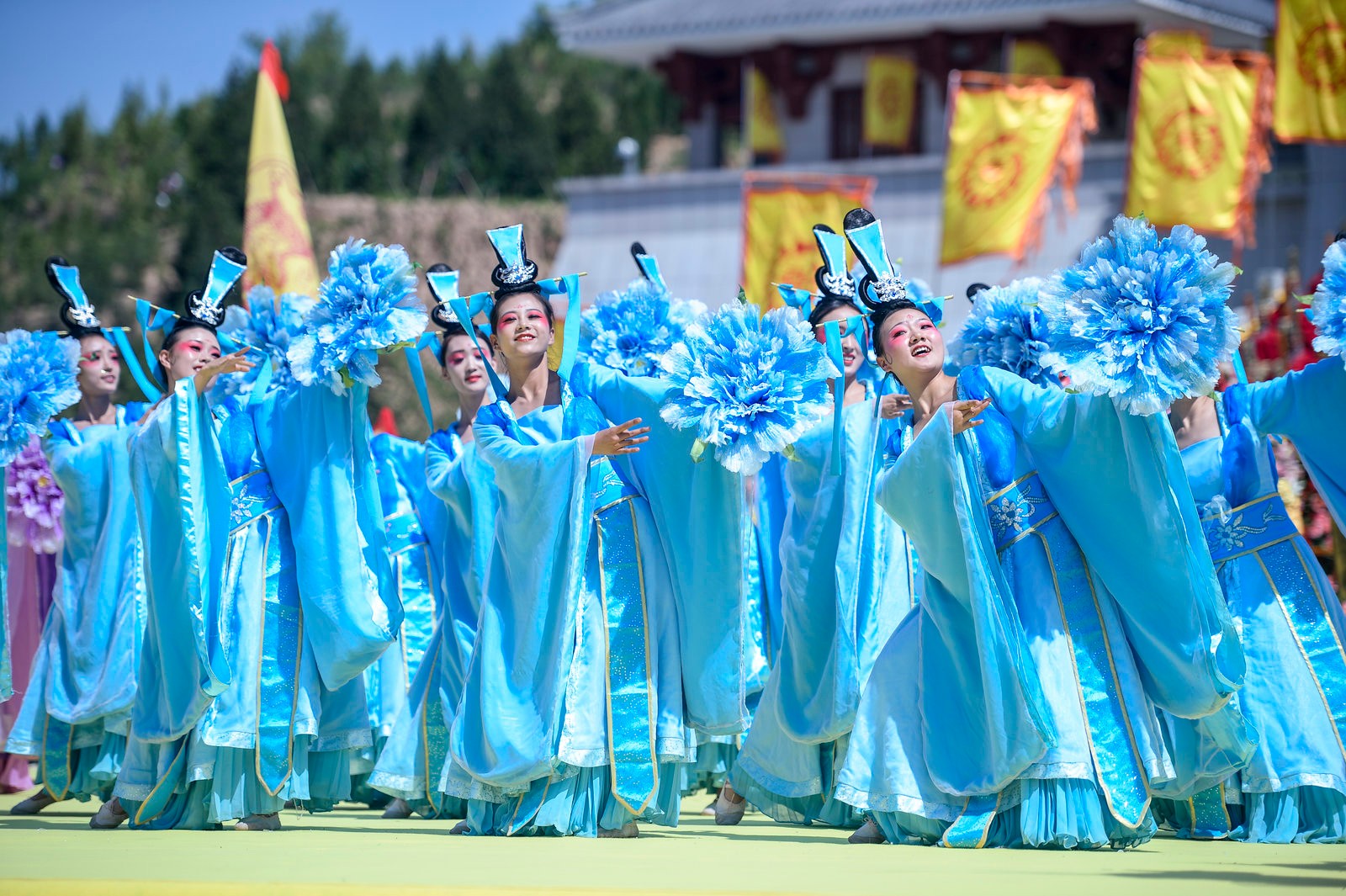2018首届尧都民间祭拜尧帝大典在山西临汾尧都举行