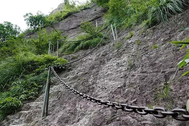 铁链做的"天梯"你敢来挑战吗|天梯|飞龙山|石笋_新浪新闻