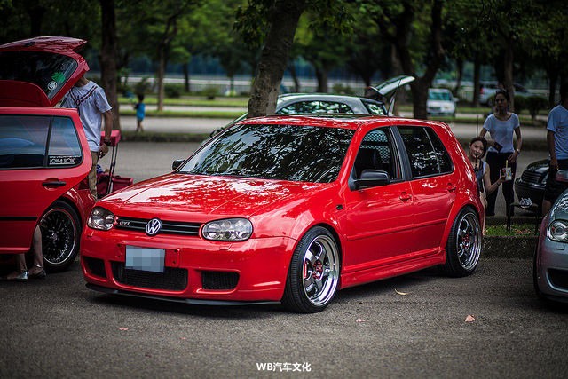 致经典来自宝岛的4代高尔夫改装聚会