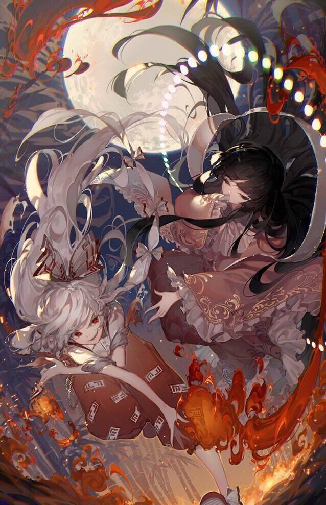 日本画师河cy最新插画作品-精致细腻