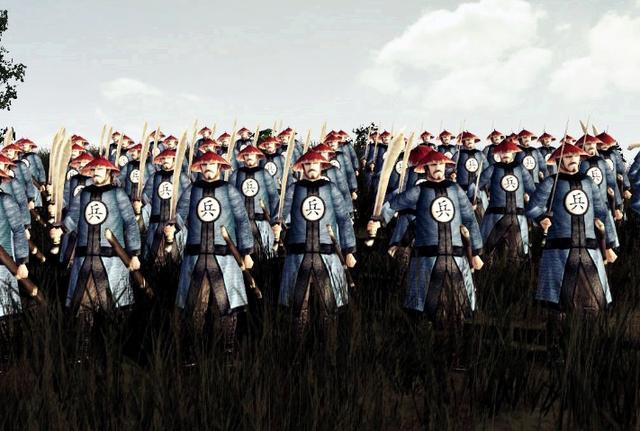 在清朝,就有一支号称100万的大清常备军,这只军队最初由八旗军和绿营