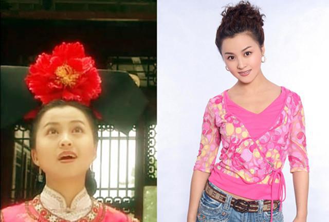 也就是《还珠格格》中彩霞的扮演者,虽然小凳子小桌子等等,经常子啊