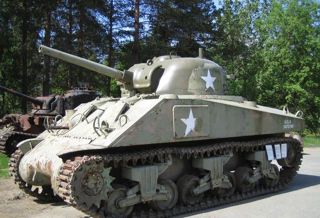 二战坦克 之 美国m4"谢尔曼"中型坦克:性能可靠坚固耐用