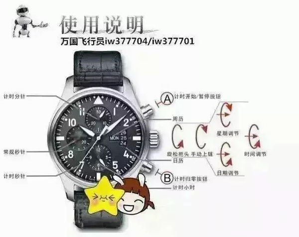 老陈表业手表的使用和功能图解