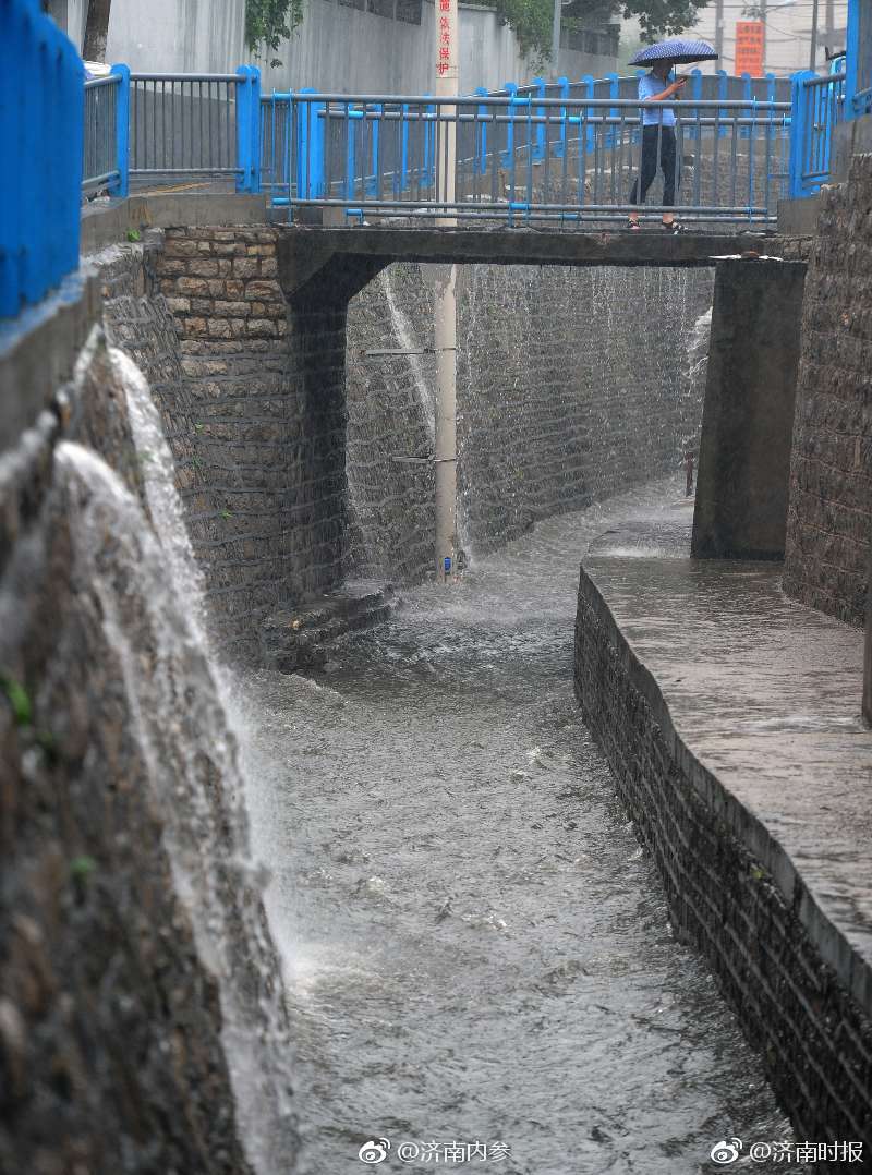 济南用高科技24小时监测水位及水流速|泄洪沟|水流|水位_新浪新闻