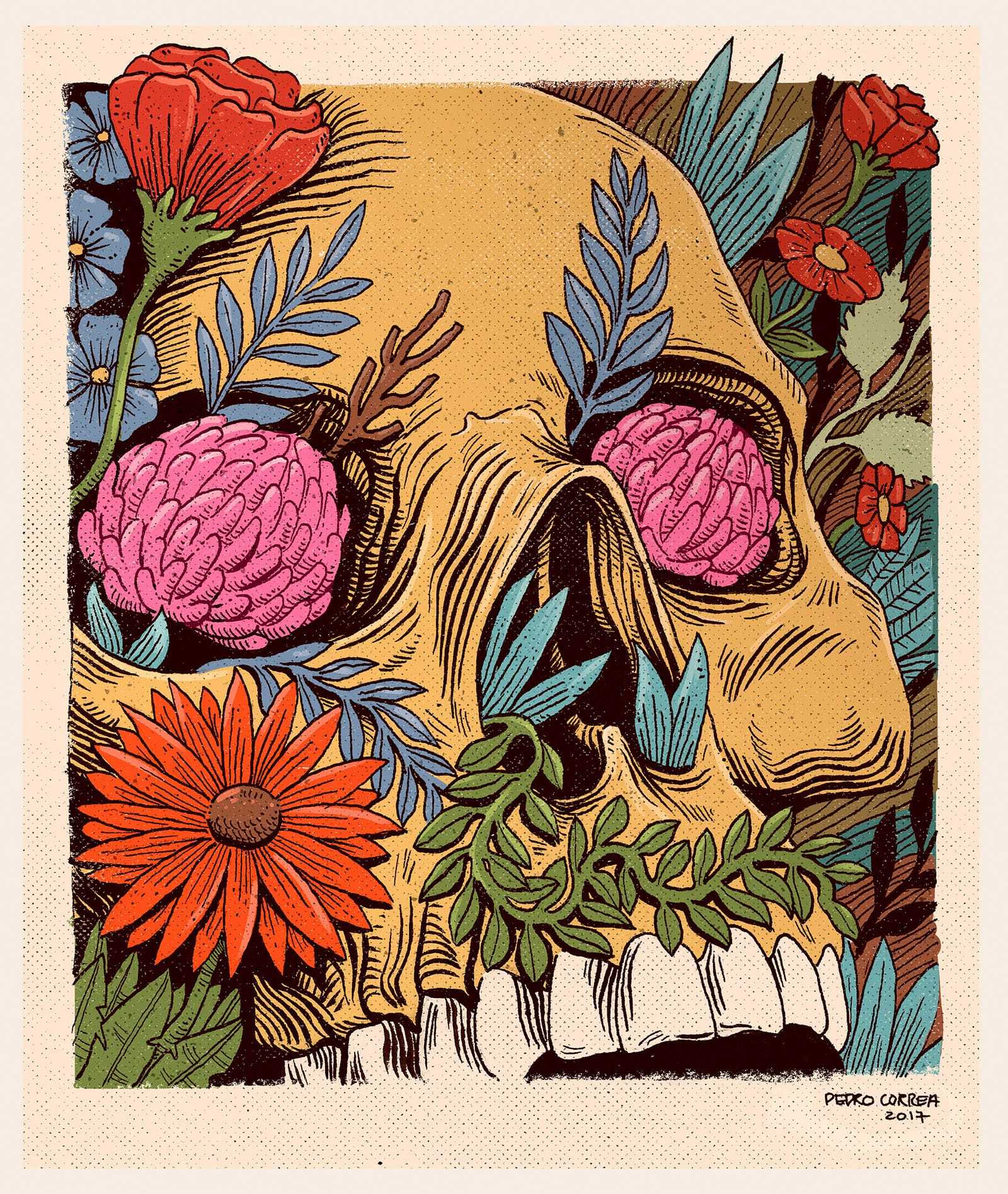 巴西插画师pedrocorrea从去年开始是moleskine的签约画师了