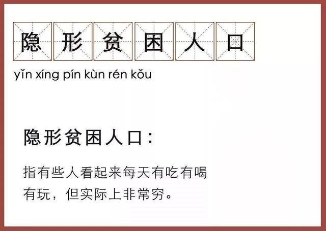 隐形贫困人口上热搜的背后是自我认知上的缺陷