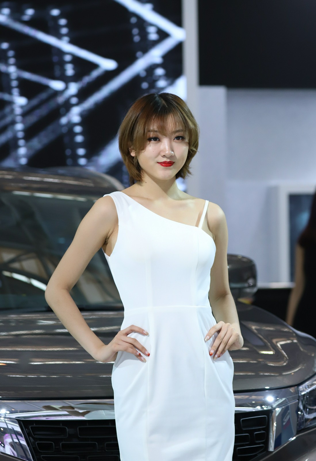 天津梅江车展实拍香车和妹子太多破例在车展上里转了一天