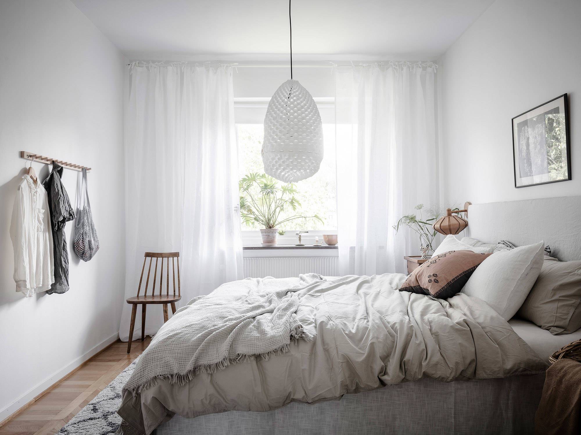 beni ourain风格酒店房间 | 木色内饰点缀