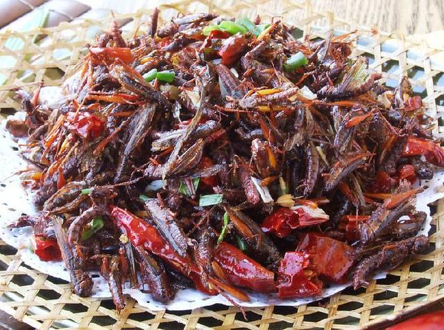 云贵地区6种重口味美食,敢吃的请举手,图2小编都没有勇气看