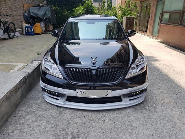 100万的韩系车很少人玩,这台雅科仕却将vip风格改得这么帅!