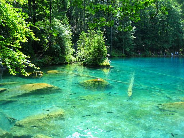 瑞士有个风景绝美的湖泊,游客看到大呼:呦,这不是九寨沟吗?